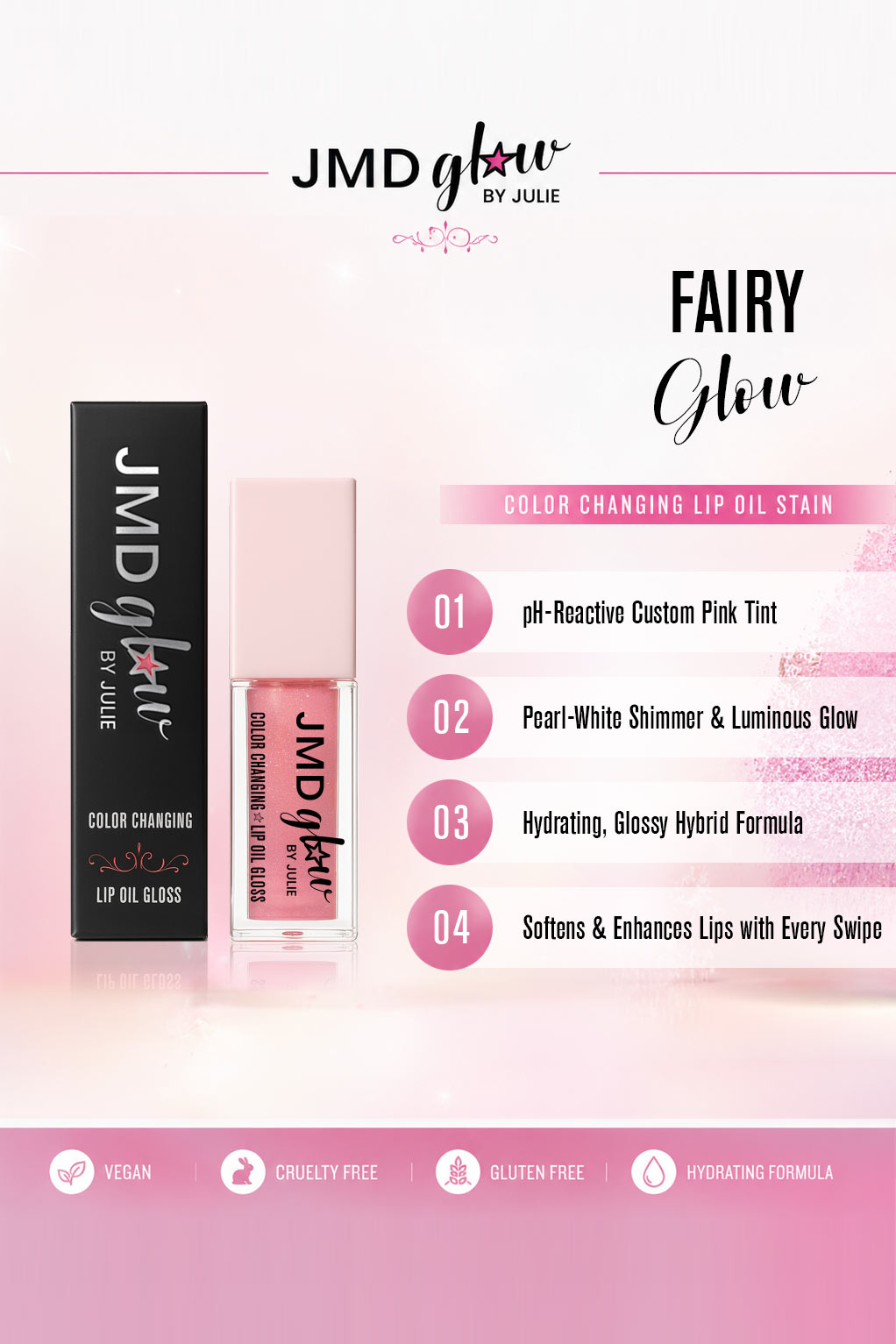 Fairy Glow Lip Oil Stain 5ML